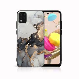 MY ART Cover protettiva per LG K42 GREY MARBLE (140)