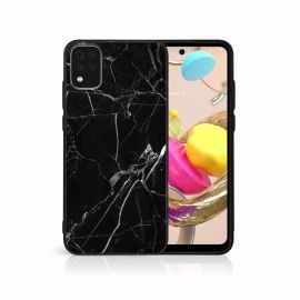 MY ART Cover protettiva per LG K42 BLACK MARBLE (142)