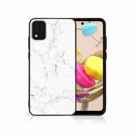 MY ART Cover protettiva per LG K42 WHITE MARBLE (144)