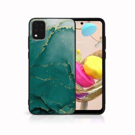 MY ART Cover protettiva per LG K42 GREEN MARBLE (145)