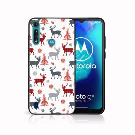 Cover MY ART con disegno natalizio Motorola Moto G8 Power Lite DEER (068)