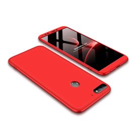 Cover protettiva 360° Huawei Y7 Prime 2018 rossa