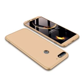 Cover protettiva 360° Huawei Y7 Prime 2018 oro
