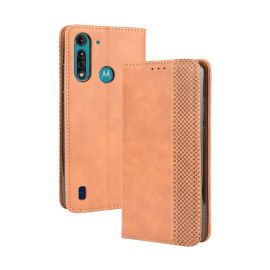 Custodia a portafoglio BUSINESS per Motorola Moto G8 Power Lite marrone