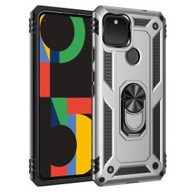 RING Cover con supporto per Google Pixel 4a 5G argento