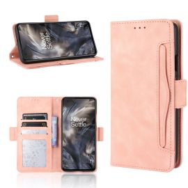 Custodia a portafoglio SLOT per OnePlus Nord rosa