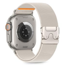 TECH-PROTECT NYLON CLASP Cinturino per Apple Watch 44 / 45 / 46 / 49mm TITANIUM