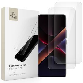 TECH-PROTECT Pellicola HYDROFLEX FIT+ 2-PACK per Xiaomi Redmi Note 14 Pro 5G / Redmi Note 14 Pro+ 5G / Poco X7