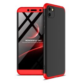 Cover protettiva 360° Huawei Y5p nero-rosso