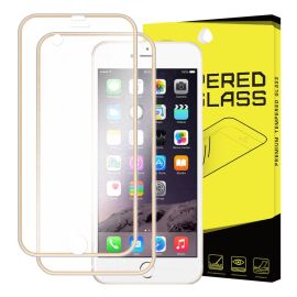 Vetro temperato 3D METALLIC fronte + retro Apple iPhone 6/6S oro