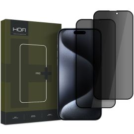 HOFI ANTI SPY GLASS PRO+ 2x Vetro con filtro ANTISPY per Apple iPhone 16 Pro Max