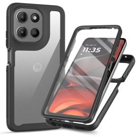 Custodia DUAL Fronte-Retro con Pellicola Motorola Moto G86 5G Nero