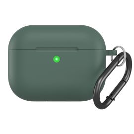 HOOK Custodia in silicone per Apple AirPods Pro 3 verde scuro