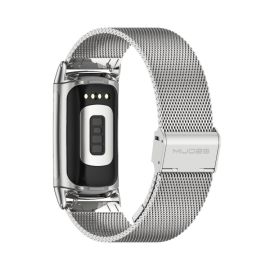 Cinturino MILANESE in metallo per Fitbit Charge 6 / Charge 5 argento