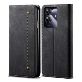 DENIM Copri portafoglio per Realme Note 60 nero