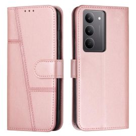 Custodia portafoglio CUCITA per Realme C75 / Realme 14x 5G rosa