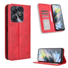 BUSINESS Copri portafoglio per ZTE Blade A75 rosso