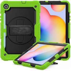 Custodia resistente SOLID 360 per Samsung Galaxy Tab S6 Lite 2024 / S6 Lite 2022 / S6 Lite verde