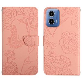 ART BLOSSOM Copri portafoglio per Motorola Moto G35 5G rosa