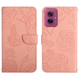 ART BLOSSOM Copri portafoglio per Motorola Moto G55 5G rosa