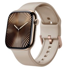 SILICONE Cinturino sostituibile per Apple Watch 10 / 11 42mm marrone chiaro