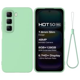 RUBBER Calotta protettiva per Infinix Hot 50 5G verde