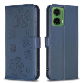 ART CLOVER Custodia a portafoglio per Motorola Moto G35 5G blu