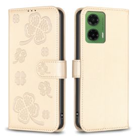 ART CLOVER Copri portafoglio per Motorola Moto G35 5G oro