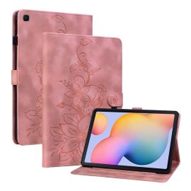 Custodia a libro ART LILY per Samsung Galaxy Tab S6 Lite 2024 / S6 Lite 2022 / S6 Lite rosa