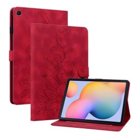 ART LILY Custodia a libro per Samsung Galaxy Tab S6 Lite 2024 / S6 Lite 2022 / S6 Lite rossa