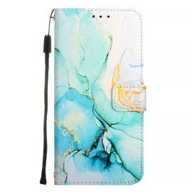 ART MARBLE Copri portafoglio per Motorola Moto G05 / Moto E15 GREEN