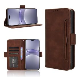 Custodia a portafoglio SLOT per Huawei Nova 13 Pro marrone