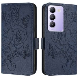 ART MEADOW Custodia a portafoglio per Vivo V40 SE 5G blu scuro