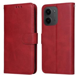 Custodia a portafoglio SMOOTH per POCO C85 rossa