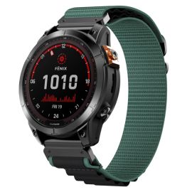 Cinturini PROTEMIO Alpine per orologi intelligenti con una larghezza di 22 mm nero-verde
