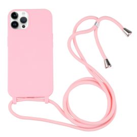 ROPE Copertura con cordino Apple iPhone 16 Pro Max rosa