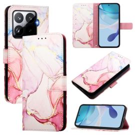 ART MARBLE Custodia a portafoglio per Xiaomi 15T Pro ROSE GOLD