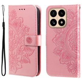 Custodia a portafoglio ART MANDALA con cinturino per Xiaomi 15T rosa