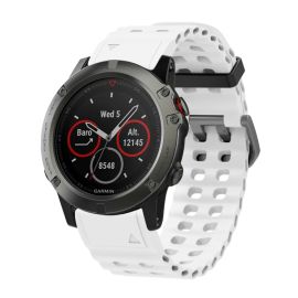 OCEAN QuickFit Cinturino universale per Garmin - larghezza 26mm bianco