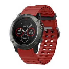 OCEAN QuickFit Cinturino universale per Garmin - larghezza 26mm rosso scuro
