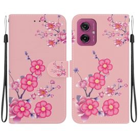 ART Copri portafoglio per Motorola Moto G55 5G CILIEGIA BLOSSOM