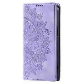 ART MANDALA Cover portafoglio per Motorola Moto G05 / Moto E15 viola