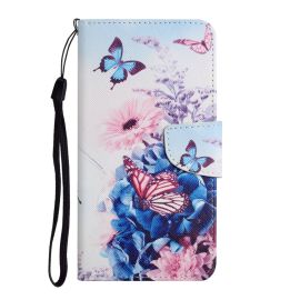 ART Custodia portafoglio per Samsung Galaxy A06 PURPLE BUTTERFLY