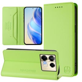 Custodia a libro RINA per Infinix Note 40 Pro / 40 Pro+ 5G verde chiaro