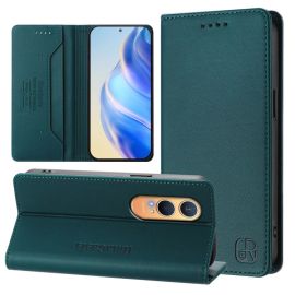 Custodia a libro RINA per OnePlus Nord CE 4 Lite 5G verde scuro