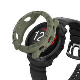 TPU HALF COVER Copertura per Polar Vantage M3 verde scuro