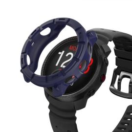 TPU HALF COVER Copertura per Polar Vantage M3 blu scuro