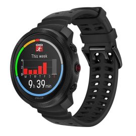 SILICONE Cinturino intercambiabile per Polar Vantage M3 nero