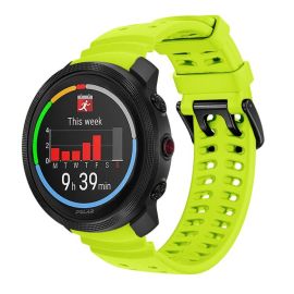 SILICONE Cinturino intercambiabile per Polar Vantage M3 verde chiaro