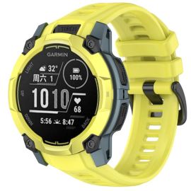 SILICONE Cinturino intercambiabile per Garmin Instinct 3 45mm giallo